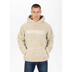 Bluza męska Pitbull z kapturem Aragon. Brązowe bluzy nierozpinane męskie PITBULL, m, bez wzorów, bez ramiączek, z kapturem. Za 199.99 zł.