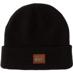Czapka dla dorosłych Beanie. Czarne czapki męskie Quiksilver, bez wzorów, sportowe. Za 119.99 zł.