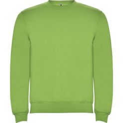 Bluza Unisex Dla Dorosłych Clasica Z Okrągłym Dekoltem. Zielone bluzy nierozpinane męskie ROLY, m, bez wzorów, bez ramiączek, bez kaptura. Za 73.99 zł.