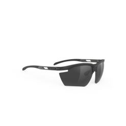 Okulary Rudy Project MAGNUS BLACK MATTE - Smoke Black. Brązowe okulary przeciwsłoneczne męskie Rudy Project, bez wzorów, sportowe. Za 690.00 zł.