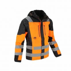 LOGIC ORANGE - KURTKA OCIEPLANA LOGIC ORANGE ROZM. M. Pomarańczowe kurtki męskie PROCERA, m, bez wzorów, bez ramiączek, bez kaptura. Za 239.04 zł.