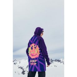 Bluza outdoorowa z kapturem męska DEEP TRIP Mood softshell. Fioletowe bluzy z kapturem męskie DEEP TRIP, m, bez wzorów, z softshellu, z kapturem. Za 499.00 zł.