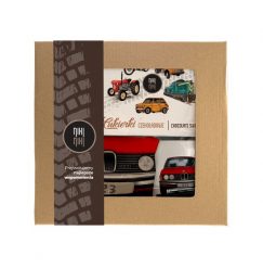 BMW 3 — paczka (Zawartość paczki: koszulka - torba - kubek - słodycze; Rozmiar koszulki / bluzy: XL (męska); Kolor koszulki / bluzy: jasnoszary melanż. Szare bluzy nierozpinane męskie nikiniki, m, bez wzorów, z bawełny, bez ramiączek, bez kaptura. Za 169.00 zł.