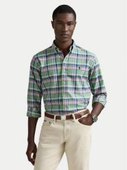 Polo Ralph Lauren Koszula 710922273007 Kolorowy Custom Fit. Koszule męskie Polo Ralph Lauren, m, bez wzorów, z bawełny, bez kołnierzyka, bez ramiączek. Za 769.99 zł.