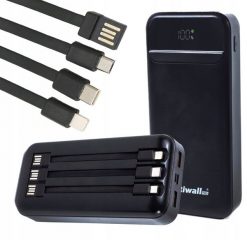 POWERBANK 20000 mAh 22,5W QC PD USB USB-C SZYBKI MOCNY + KABLE RIWALL RY-01. Powerbanki Riwall. Za 99.99 zł.