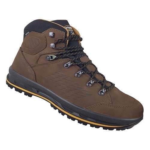 Buty trekkingowe męskie Grisport Foca. Brązowe buty trekkingowe męskie Grisport, bez wzorów, z gumy, za kostkę, bez zapięcia, trekkingowe. Za 574.00 zł.