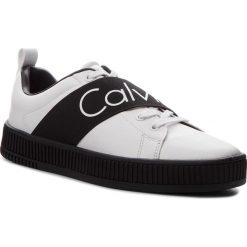 Sneakersy CALVIN KLEIN JEANS - Milton S0500 White/Black. Białe buty sportowe na co dzień męskie Calvin Klein Jeans, z jeansu, klasyczne. W wyprzedaży za 319.00 zł.