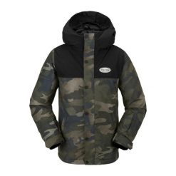 Kurtka narciarska Volcom Stone.91 Ins. Zielone kurtki narciarskie i snowboardowe męskie Volcom, na zimę, m, bez wzorów, bez kaptura, narciarskie. Za 723.50 zł.