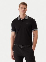 BOSS Polo 50554583 Czarny Regular Fit. Czarne koszulki polo męskie Boss, m, bez wzorów, z bawełny, bez kołnierzyka, bez ramiączek. Za 499.99 zł.