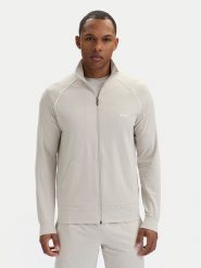 BOSS Bluza Mix&Match 50515307 Beżowy jasny Regular Fit. Brązowe bluzy rozpinane męskie Boss, m, bez wzorów, z bawełny, bez ramiączek, bez kaptura. Za 279.99 zł.