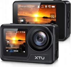 XTU Action Cam 6K/4K - 5 GHz WLAN 30 m, wodoszczelna kamera sportowa 20 MP. Kamery sportowe LG. Za 1,481.13 zł.