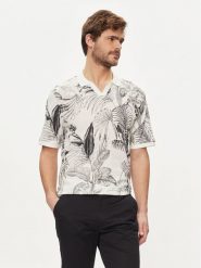 Jack & Jones Polo Guru 12250733 Biały Standard Fit. Białe koszulki polo męskie Jack & Jones, m, bez wzorów, z bawełny, bez kołnierzyka, bez ramiączek. Za 119.99 zł.