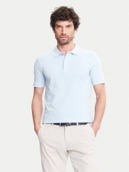 Pierre Cardin Polo C5 21354.2110 Błękitny Regular Fit. Niebieskie koszulki polo męskie Pierre Cardin, l, bez wzorów, z bawełny, bez kołnierzyka, bez ramiączek. Za 229.99 zł.