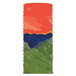 Komin na szyję bandana do biegania BUFF oryginal ecostretch. Brązowe szaliki męskie Buff, bez wzorów, sportowe. W wyprzedaży za 64.94 zł.