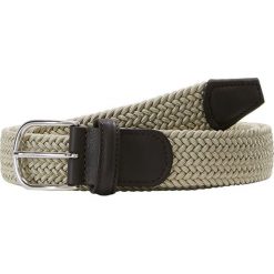 Anderson's STRECH BELT Pasek pleciony beige. Brązowe paski męskie Anderson's, w paski, z materiału. Za 379.00 zł.