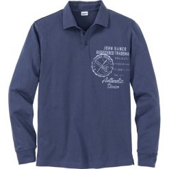 Shirt polo z długim rękawem Regular Fit bonprix indygo. Koszulki męskie z długim rękawem marki bonprix. Za 69.99 zł.