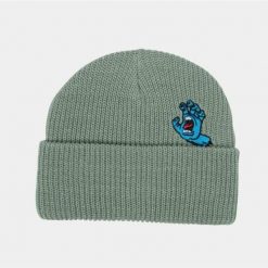 Czapka Beanie Santa Cruz Screaming Hand Aqua. Niebieskie czapki męskie Santa Cruz, bez wzorów. Za 105.75 zł.
