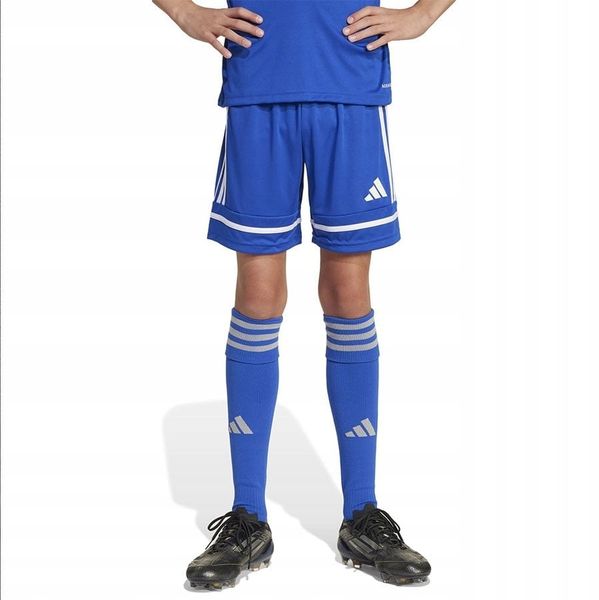 Adidas Spodenki SQUADRA Jr JN5455. Szorty sportowe męskie ADIDAS, bez wzorów, sportowe. Za 58.58 zł.