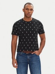 Polo Ralph Lauren T-Shirt 714899612005 Czarny Regular Fit. Czarne koszulki polo męskie Polo Ralph Lauren, m, bez wzorów, z bawełny, bez kołnierzyka, bez ramiączek. Za 179.99 zł.