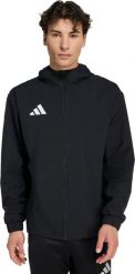 Kurtka męska adidas Entrada 26 All Weather czarna JZ9101 2XL. Czarne kurtki męskie ADIDAS, m, bez wzorów, bez ramiączek, bez kaptura. Za 279.71 zł.