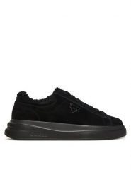 Guess Sneakersy FMFBAN LEP12 Czarny. Czarne buty sportowe na co dzień męskie Guess, m, z aplikacjami, ze skóry, bez ramiączek, bez kaptura. Za 419.99 zł.