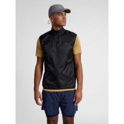 Składana, bezrękawnikowa kurtka nieprzemakalna Newline. Czarne kurtki męskie Newline, bez wzorów, sportowe, bez ramiączek, bez kaptura. Za 223.00 zł.