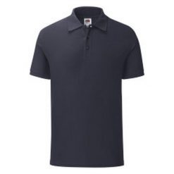 Koszulka Polo Męska Iconic. Niebieskie koszulki polo męskie Fruit of the Loom, m, bez wzorów, bez kołnierzyka, bez ramiączek. Za 51.99 zł.
