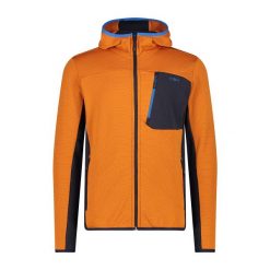 Bluza męska turystyczna CMP 34G1527. Brązowe bluzy nierozpinane męskie CMP, l, bez wzorów, sportowe, bez ramiączek, bez kaptura. Za 429.99 zł.