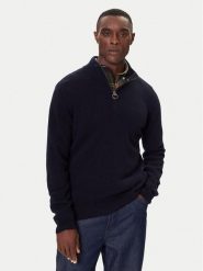 Barbour Sweter Holden MKN0837NY91 Granatowy Regular Fit. Niebieskie kardigany męskie Barbour, m, bez wzorów, z wełny, bez ramiączek. Za 769.99 zł.