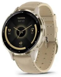 Garmin 010-02785-55 smartwatch / zegarek sportowy 3,05 cm (1.2") AMOLED 41 mm Cyfrowy 390 x 390 px Ekran dotykowy Złoto Wi-Fi GPS. Żółte zegarki smartwatch Garmin. Za 1,880.99 zł.