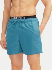 Calvin Klein Swimwear Szorty kąpielowe KM0KM01093 Niebieski Regular Fit. Niebieskie kąpielówki męskie Calvin Klein Swimwear, bez wzorów, z syntetyku. Za 179.99 zł.