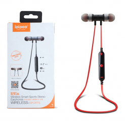 Ipipoo iL91BL Black Red Sport Bluetooth 4.2. Czarne słuchawki bluetooth ipipoo. Za 49.90 zł.