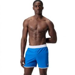 Męskie Spodenki Kąpielowe Z Logo Volley. Niebieskie kąpielówki męskie SPEEDO, bez wzorów, sportowe. Za 219.99 zł.