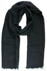 Lekki Szalik Wiosenno-Jesienny - Teer - Granatowy Melanż. Niebieskie szaliki męskie Teer, na jesień, bez wzorów, z materiału, eleganckie. Za 45.00 zł.