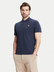 Moose Knuckles Polo Everett M34MT712G Granatowy Regular Fit. Niebieskie koszulki polo męskie Moose Knuckles, m, bez wzorów, z bawełny, bez kołnierzyka, bez ramiączek. Za 399.99 zł.