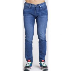 JEANSY slim fit armani exchange. Niebieskie jeansy męskie Armani Exchange, z aplikacjami, z bawełny. Za 328.30 zł.
