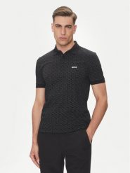 BOSS Polo Paddy Striped C 50540719 Czarny Regular Fit. Czarne koszulki polo męskie Boss, m, bez wzorów, z bawełny, bez kołnierzyka, bez ramiączek. Za 379.99 zł.