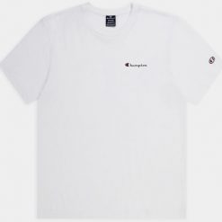 Koszulka sportowa Męska Champion. Białe t-shirty sportowe męskie CHAMPION, l, bez wzorów, sportowe, bez ramiączek. Za 129.00 zł.