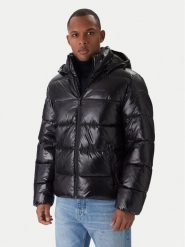 Calvin Klein Kurtka zimowa LV04LD539G Czarny Regular Fit. Czarne kurtki męskie Calvin Klein, na zimę, m, bez wzorów, z syntetyku, bez ramiączek, bez kaptura. Za 1,299.00 zł.