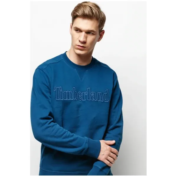 Timberland Bluza Taylor River Tbl Crew , niebieski, rozmiar M. Niebieskie bluzy nierozpinane męskie Timberland, m, bez wzorów, z bawełny, bez ramiączek, bez kaptura. W wyprzedaży za 319.99 zł.