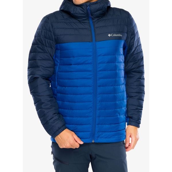 Kurtka ocieplana męska Columbia Silver Falls II Hooded Jacket. Niebieskie kurtki męskie Columbia, m, bez wzorów, sportowe, bez ramiączek, bez kaptura. W wyprzedaży za 509.45 zł.