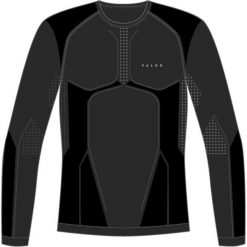 Koszulka z długim rękawem Falke Warm. Czarne bielizna termoaktywna męska Falke, m, bez wzorów, bez ramiączek. Za 326.50 zł.