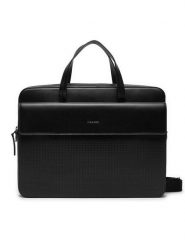 Calvin Klein Torba na laptopa Vertical Lines K50K512257 Czarny. Czarne torby na laptopa męskie Calvin Klein, bez wzorów, ze skóry. Za 719.99 zł.