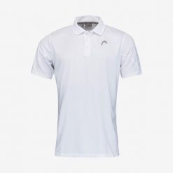 CLUB 22 Tech Polo Shirt M. Białe koszulki polo męskie Head, l, bez wzorów, z materiału, sportowe, bez kołnierzyka, bez ramiączek. Za 159.99 zł.