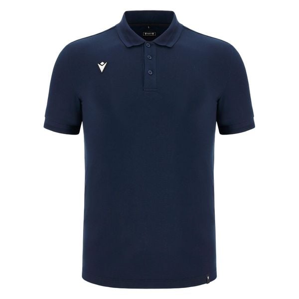 Polo Macron Athleisure SCE Lindos. Niebieskie koszulki polo męskie Macron, m, bez wzorów, sportowe, bez kołnierzyka, bez ramiączek. W wyprzedaży za 214.65 zł.