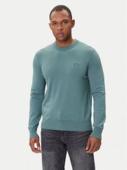 BOSS Sweter Kanovano_S 50527583 Zielony Regular Fit. Zielone kardigany męskie Boss, l, bez wzorów, z bawełny, bez ramiączek. Za 489.99 zł.