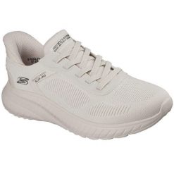 Buty sportowe męskie Skechers Bob Squad Chaos Solid Step. Brązowe buty trekkingowe męskie Skechers, bez wzorów, bez zapięcia, trekkingowe, skechers sport. Za 590.00 zł.