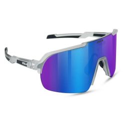 Okulary przeciwsłoneczne Vola Nova. Szare okulary przeciwsłoneczne męskie VOLA, bez wzorów, sportowe. W wyprzedaży za 411.50 zł.