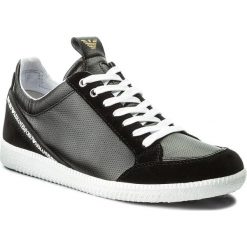 Sneakersy EMPORIO ARMANI - X4X213 XL182 A792 Black/Black/Black. Czarne buty sportowe na co dzień męskie Emporio Armani, z materiału. W wyprzedaży za 539.00 zł.