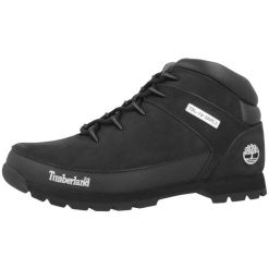 Buty do chodzenia męskie Timberland Euro Sprint Hiker. Czarne buty zimowe męskie Timberland, na zimę, bez wzorów, z materiału, sportowe, za kostkę, bez obcasa, bez zapięcia. Za 836.00 zł.